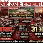ADR रिपोर्ट 2026: राज्यसभा सांसदों का खुलासा – 73 पर आपराधिक मामले, करोड़ों की संपत्ति का खुला ब्योरा, पढ़ें पूरी खबर…