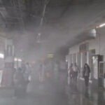 भीषण गर्मी से राहत : रेलवे स्टेशन पर शुरू हुआ मिस्टिंग सिस्टम, ठंडी फुहारों से यात्रियों को मिली बड़ी राहत