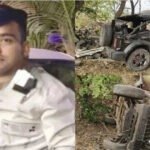 तेज रफ्तार थार दुर्घटनाग्रस्त, सवार एक युवक की मौत, दो घायल