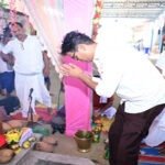 गृह ग्राम बायंग में श्रीरामनाम सप्ताह यज्ञ में शामिल हुए वित्त मंत्री चौधरी