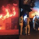 कल्पना रेस्टोरेंट में लगी भीषण आगजनी से फ्रीजर ब्लास्ट, लाखों का सामान जलकर खाक