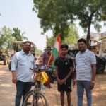 साइकिल से केदारनाथ धाम की यात्रा पर निकले विजय कुमार ध्रुव, कसडोल में हुआ स्वागत
