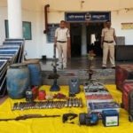 बीजापुर से नक्सलियों द्वारा छुपाकर रखे नक्सली डंप बरामद