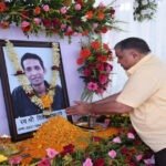मंत्री अग्रवाल ने स्वर्गीय विवेक अंधारे को दी श्रद्धांजलि
