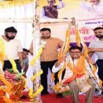 जन्मदिवस पर मौसमी फलों और लड्डू से तौले गए वित्त मंत्री ओपी चौधरी
