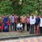 साहू समाज युवा प्रकोष्ठ के आह्वान पर गार्डन परिसर में किया गया पौधारोपण, संरक्षण का लिया संकल्प