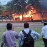 CG-मंत्रालय की स्टाफ बस में लगी आग, ड्यूटी खत्म कर कर्मचारियों को लेकर जा रही थी बस,फिर जो हुआ…
