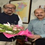 इंदिरा गांधी कृषि विश्वविद्यालय को मिला ए ग्रेड, राज्यपाल डेका से मिले कुलपति चंदेल