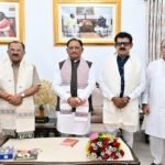 मुख्यमंत्री साय से राजस्थान विस अध्यक्ष देवनानी ने की सौजन्य भेंट