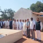 गुरू घासीदास बाबा जी का प्रथम रावटी चिराईपदर का अ भा सतनामी महासभा ने किया भ्रमण दर्शन